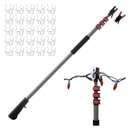 Ultra XT dual-head telescoping pole, 11 ft reach, 25 clips