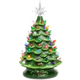Best Choice Products ceramic Christmas tree, 15 in, 64 lights