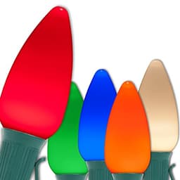Wintergreen Lighting C9 OptiCore LED, 25 ft, multicolor