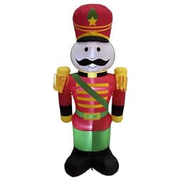Northlight inflatable nutcracker, 4.25 ft, LED lighted