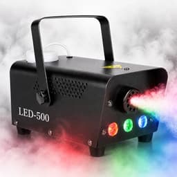 500 W fog machine, 2,000 CFM, wireless remote