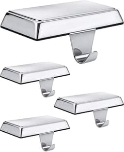 Stocking holders with non-slip protective pad, set of 4