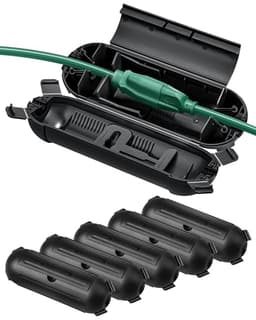 DEWENWILS outdoor extension cord covers, 6 pack, for 12, 14 and 16 gauge cords