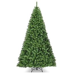 DREAMADE 9 ft artificial tree, unlit, 2,132 PVC tips, 4 sections