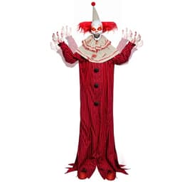 Presence animated clown, 72 in, motion and sound activated