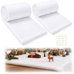 Ksalltol snow blanket, 96 x 31.5 in, 2 pack, flame-retardant polyester