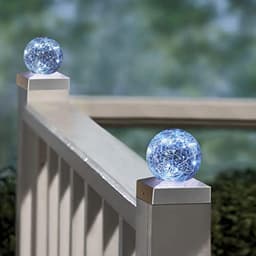 SUNNYPARK solar post cap lights, 2 pack, cool white