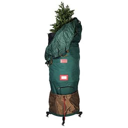 TreeKeeper upright tree storage bag, 9 ft, with rolling stand