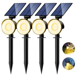 nipify solar spot lights, landscape spotlights, waterproof
