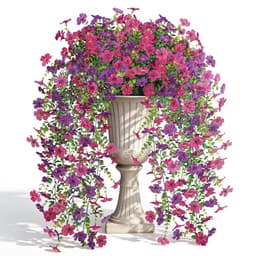 Der Rose artificial cascading hanging flowers, 4 pcs, 29.5 in, UV resistant