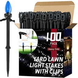 Christmas light stakes, 8.5 to 10 in, 100 pack