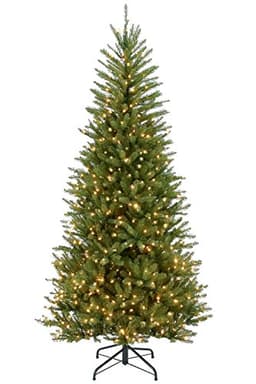 National Tree Company Dunhill Fir slim, 7.5 ft, pre-lit