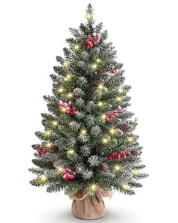 OasisCraft 2 ft tabletop tree, 84 branches, burlap base
