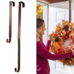 Haute Decor adjustable length wreath hanger, 20 lb