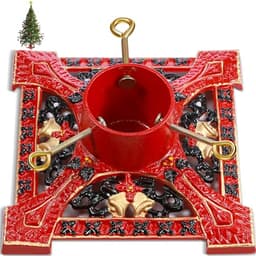 Cinnvoice cast iron tree stand with deep water reservoir