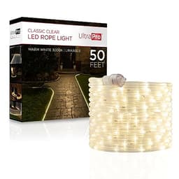 UltraPro rope light, 50 ft, warm white 3000K
