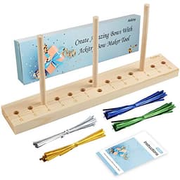 Ackitry extended bow maker, with twist ties and instructions