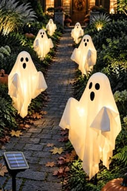 Solar ghost path kit, 3 pack, warm white