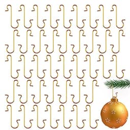 Zanzike ornament hooks, 100 pack, gold