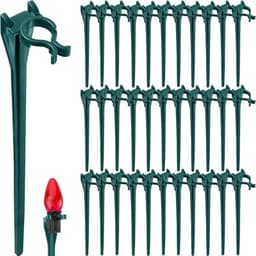 Universal light stakes, 9 in, 100 pack, green