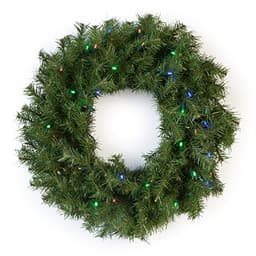 National Tree Company Norwood Fir wreath, 24 in, multicolor