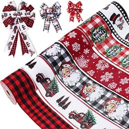 Vloso wired ribbon, 2.5 in, 6 rolls, 30 yards