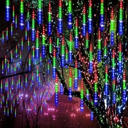 ZPQBEYE snow falling cascading icicle lights