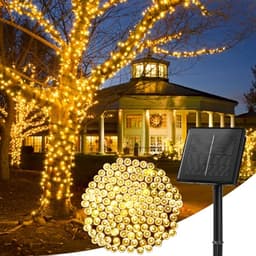 Solar string lights, 72 ft, 200 LED, extra long